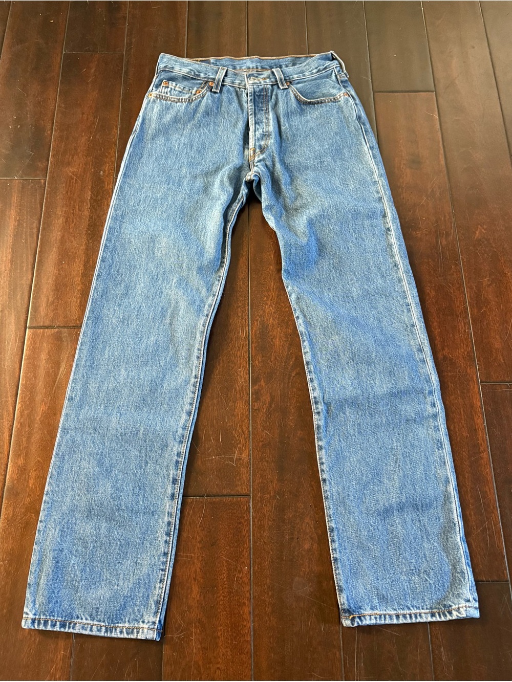 Vintage Levi's 501 Button-Fly Medium Wash Blue Jeans - Y2K